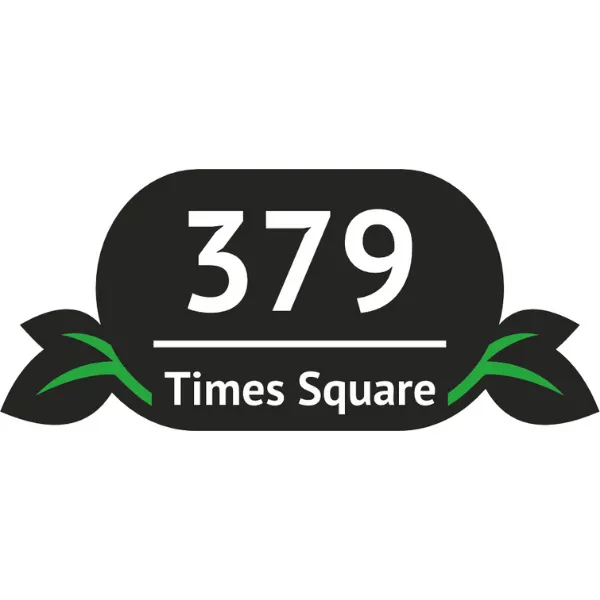 Customized Acrylic House Name Plate with House Number for Home Entrance Door Sign size in  12x18 inch
