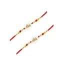 Apnatohfa Personalized Name Rakhi for Brother with Premium Acrylic Name Plate pack of 2