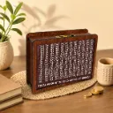 Apnatohfa Wooden Savings Challenge Piggy Bank – ₹80,000 Goal Money Saving Challenge Piggy Bank for Adults & Kids