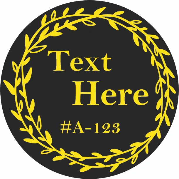 Customized Acrylic House Name Plate with House Number for Home Entrance Door Sign size in 8x 12 inch