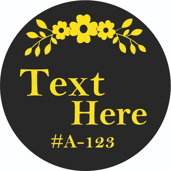 Customized Acrylic House Name Plate with House Number for Home Entrance Door Sign size in 8x 12 inch